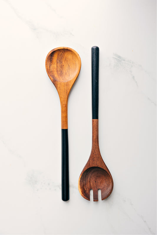 Acacia Wood Salad Servers